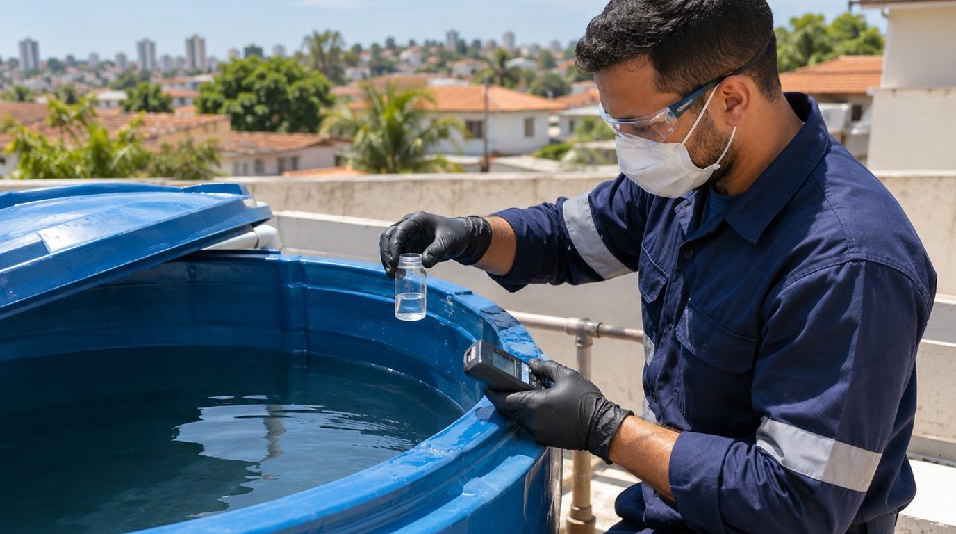 Detecção em Caixa d'Água em Suzano‑SP