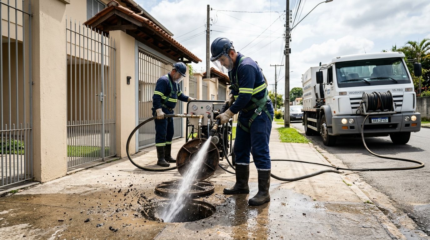 Detecção de Vazamento com Alta Pressão em Suzano‑SP